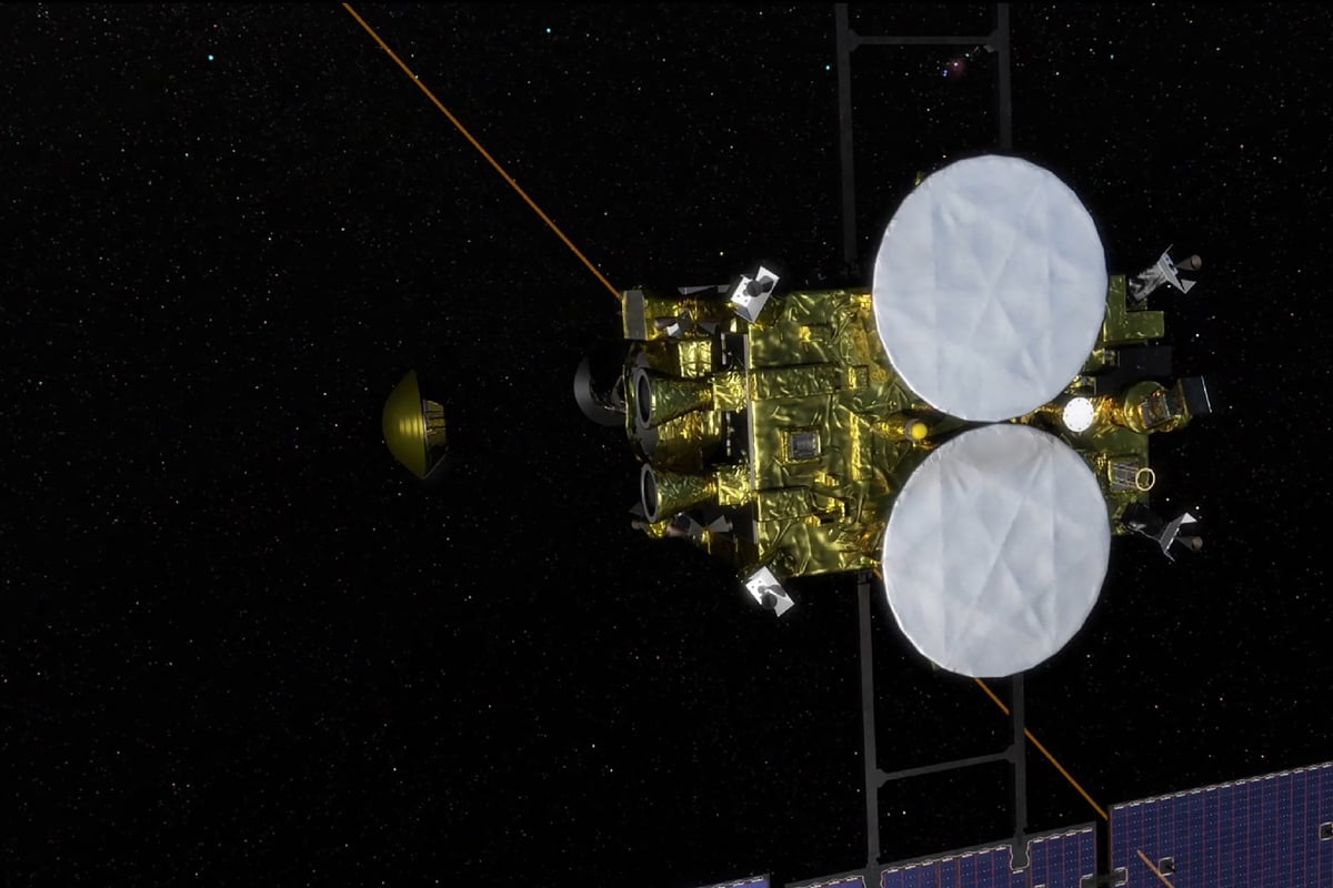 Japanese space probe skims past asteroid in test of planetary defense technology