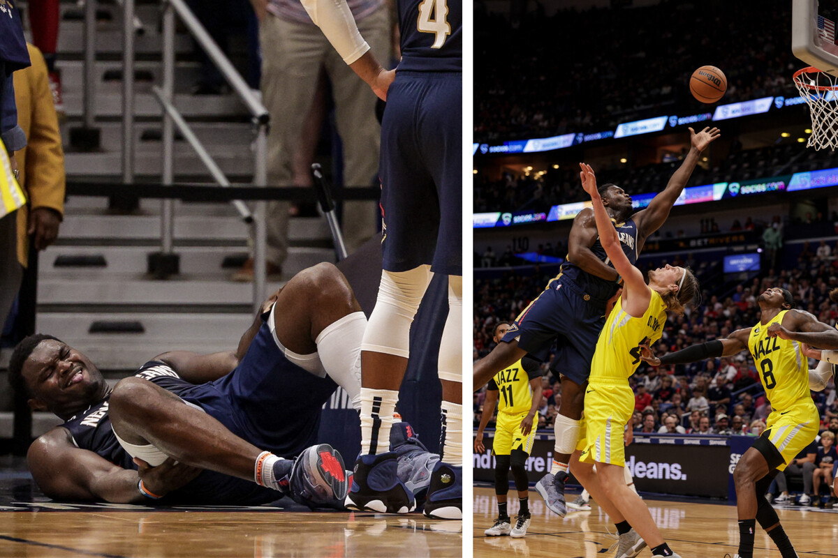 Zion Williamson Suffers Hip Contusion After Heavy Fall On Dunk Attempt