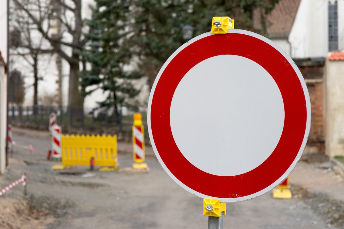 Baustelle in Chemnitz startet: Vollsperrung bis Ende Oktober