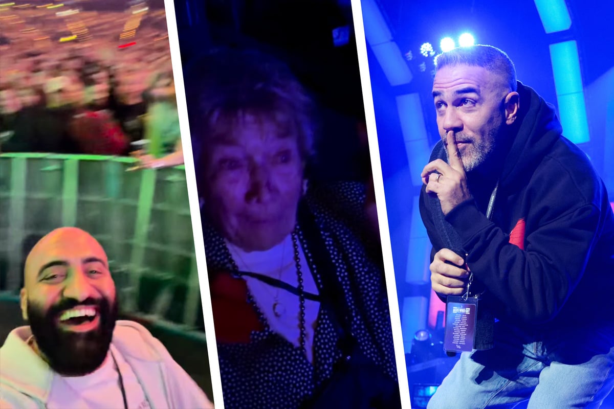 Besondere-berraschung-Oma-Edith-und-Oma-Elli-stehen-mit-Bushido-auf-der-B-hne