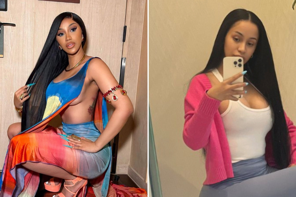 Cardi B shows off waist-length hair, teases 'homemade hair oil