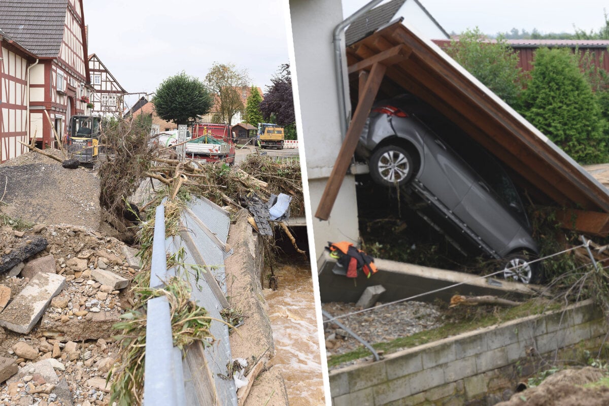 "Massive Schäden": Unwetter sorgt für Chaos in Nordhessen