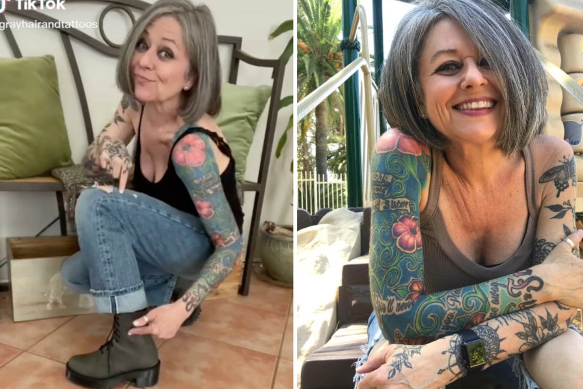 Women With Tattoos Over 50  Images
