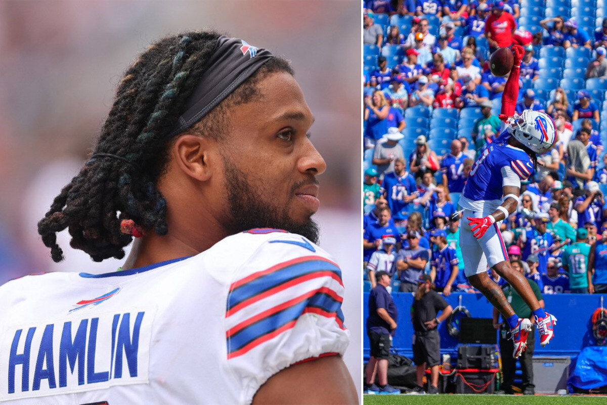 Bills safety Damar Hamlin returns to action in first regular