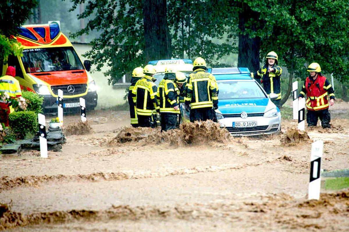 Unwetter In Sachsen: Massive Überflutungen! Feuerwehren Im Dauereinsatz