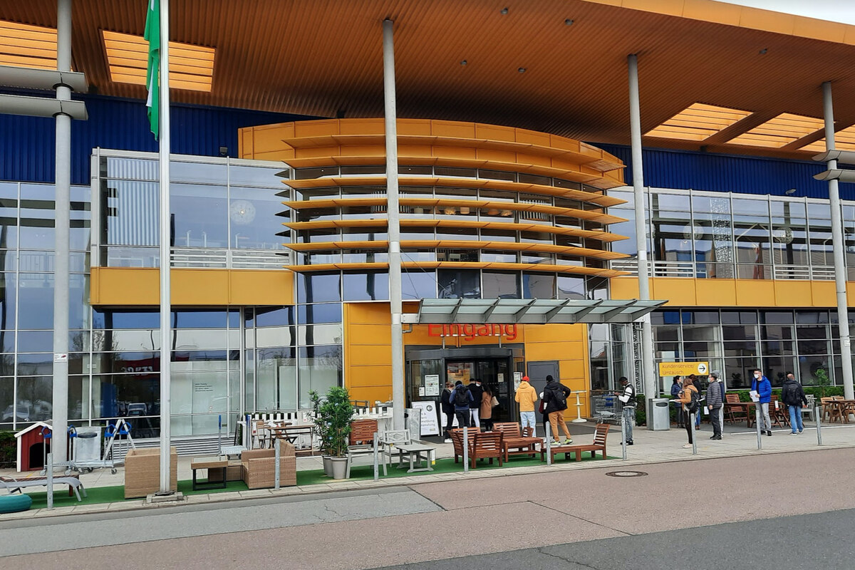 Trotz Lockdown hat IKEA Dresden und bietet das an...