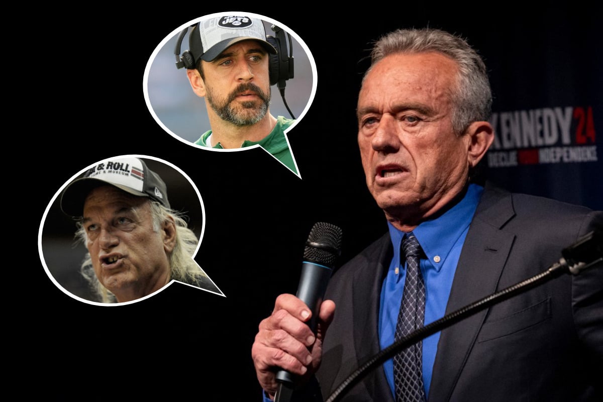 Robert F. Kennedy Jr. reportedly looking at Aaron Rodgers for bombshell ...
