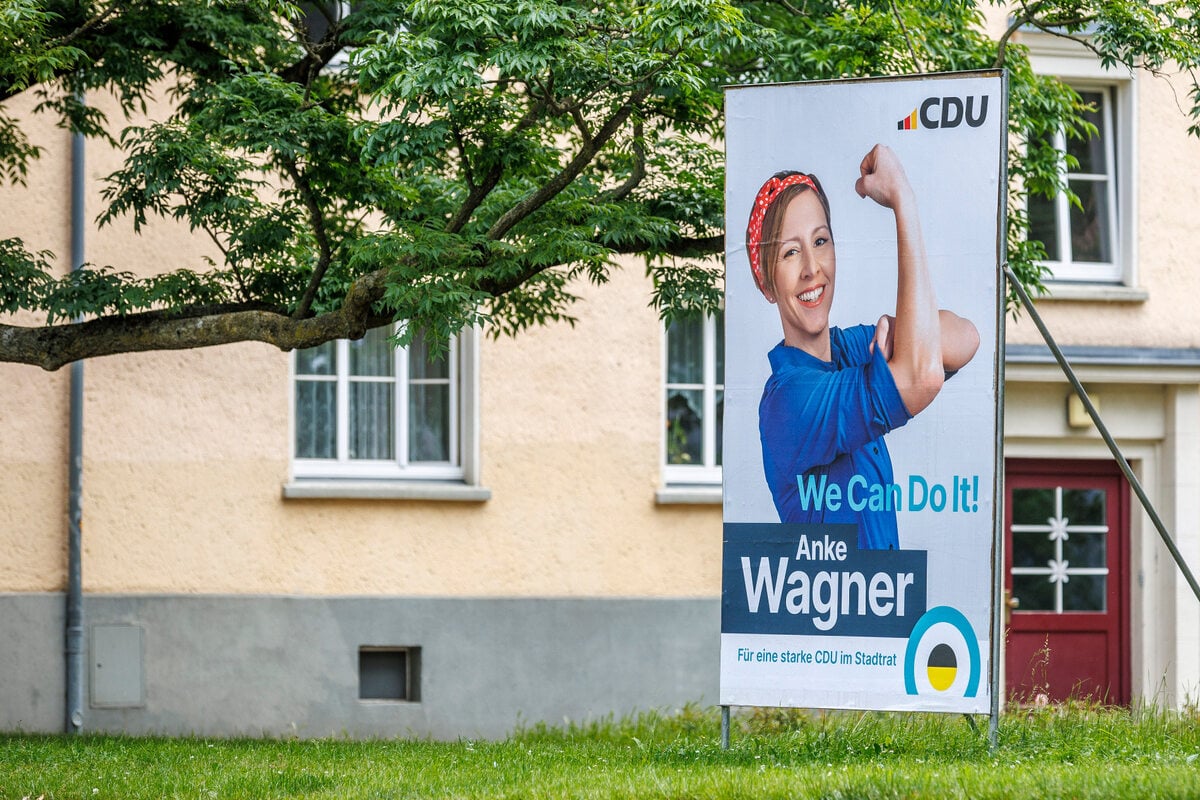 CDU-Panne in Dresden: Falsche Wahlplakate aufgestellt!