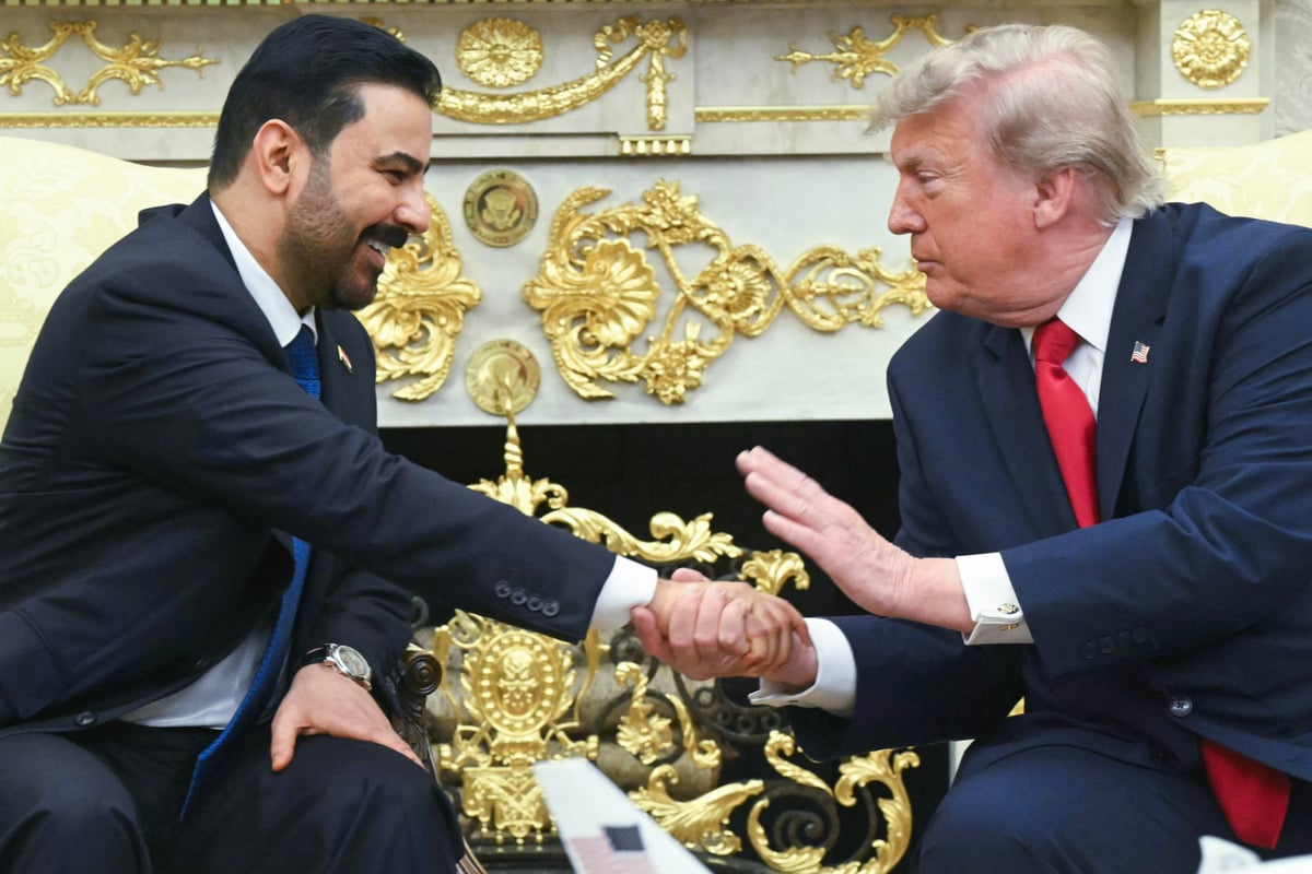 Trump praises Iraq's new prime minister as a "champion" amid pressure over Iran