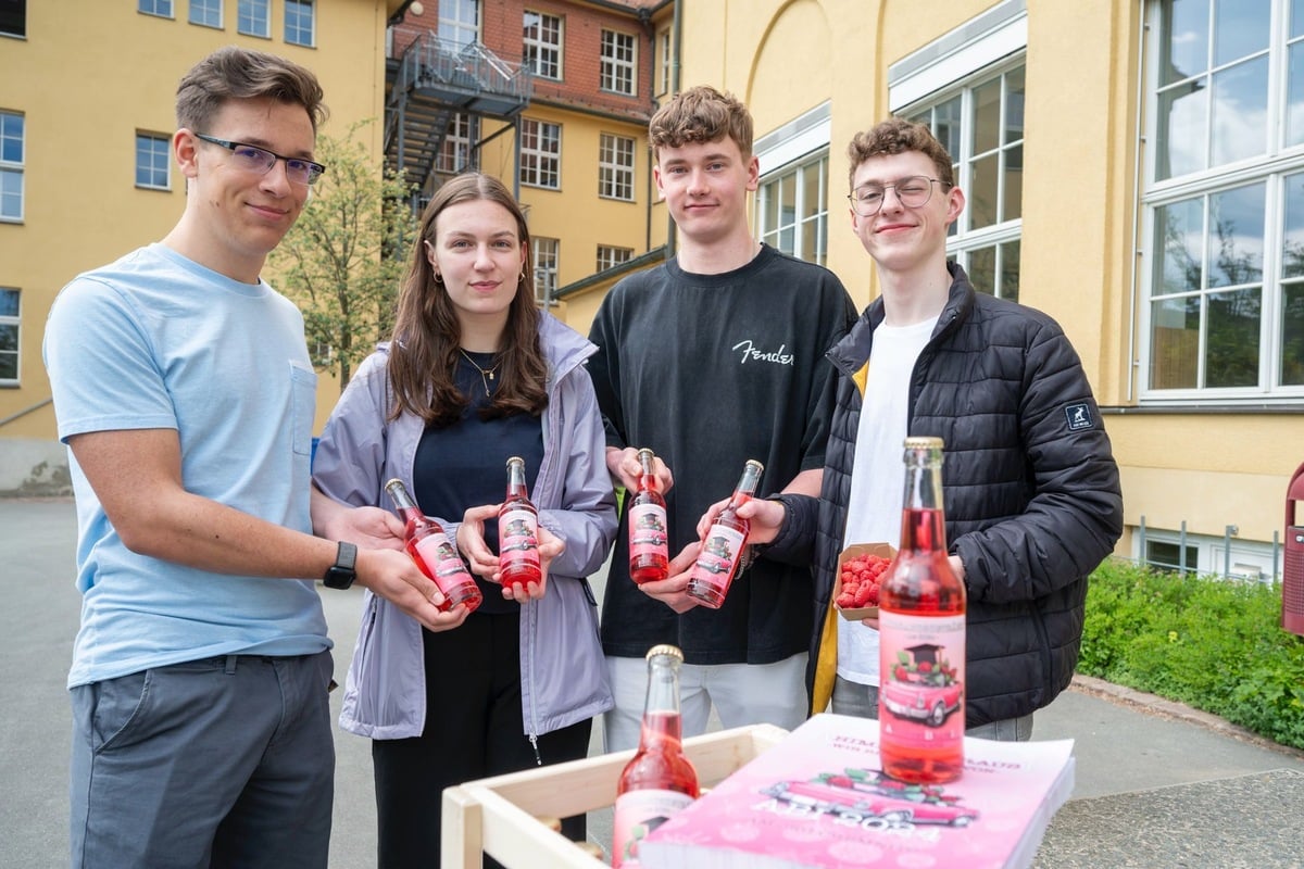 Chemnitzer Schüler designen eigenes Jahrgangsgetränk
