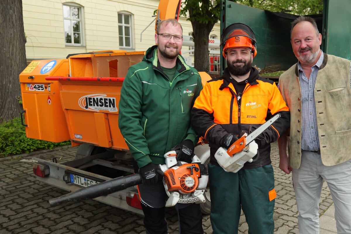 Der Jobtester in Wurzen: TikToker "Dr. Emkus" versucht sich als Baumpfleger mit Höhenangst