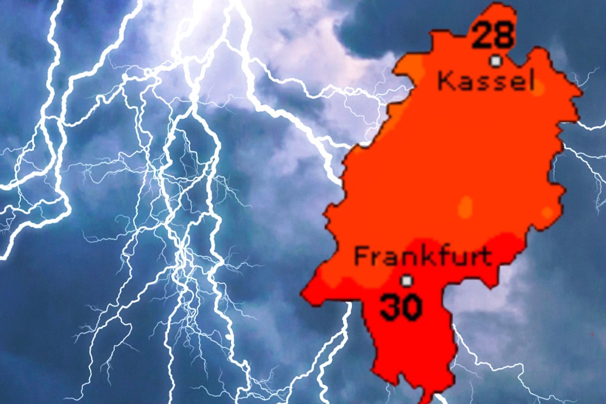Hitze und schwere Gewitter: Dieses Wetter kommt auf Frankfurt und Hessen zu