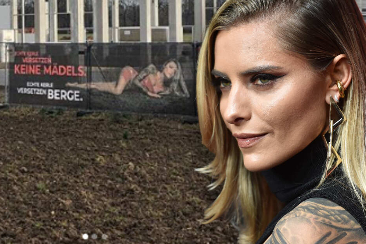 Diebe Klauen Ihr Sexy Bauschutt Banner Sophia Thomalla Macht Hammer Angebot Tag24