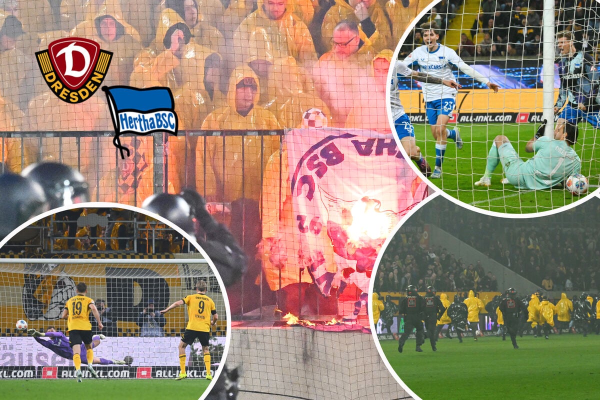 Niederlage auf allen Ebenen: Dynamo verliert Skandalspiel gegen Hertha BSC