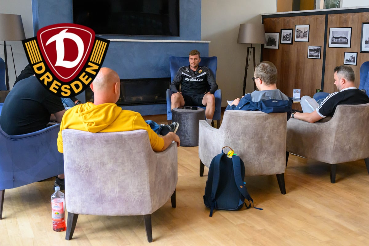 Dynamo-Dresden-Blog: Erste Medienzeit im Camp mit Christoph Daferner