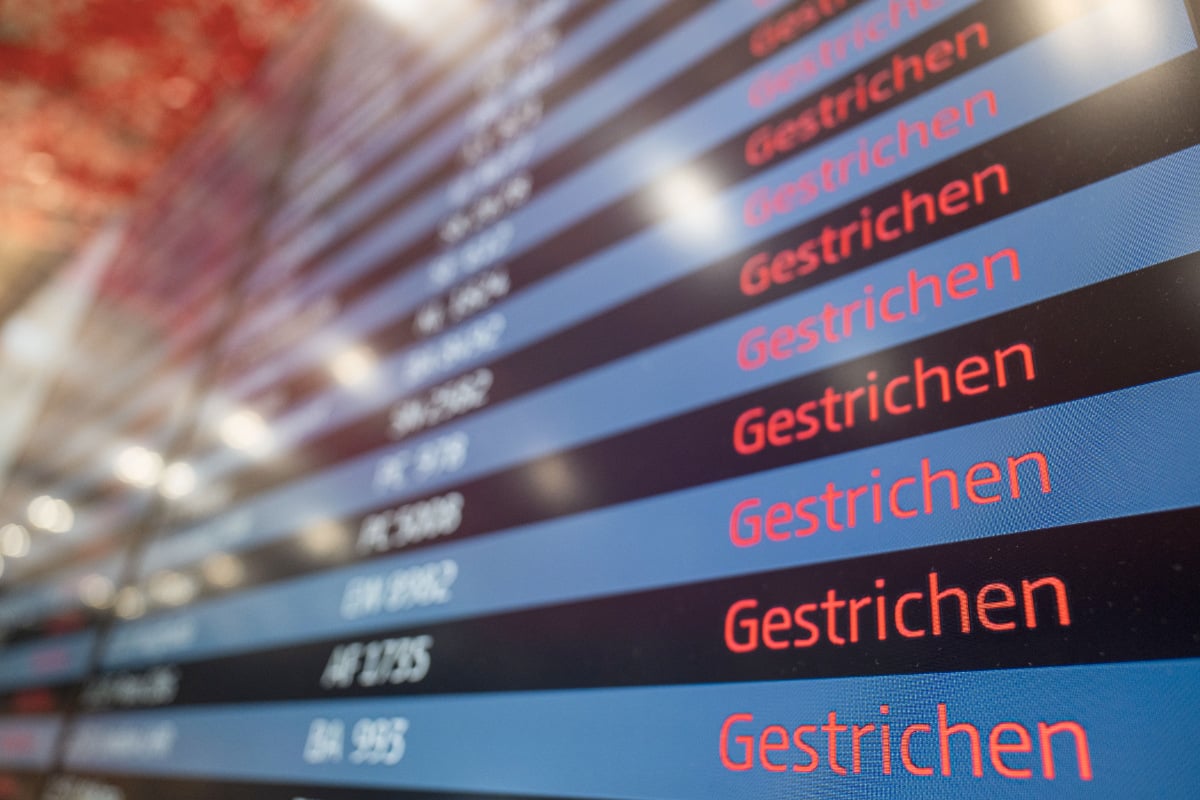 Verdi-Streik sorgt für Reise-Frust: Am Flughafen BER geht heute nichts