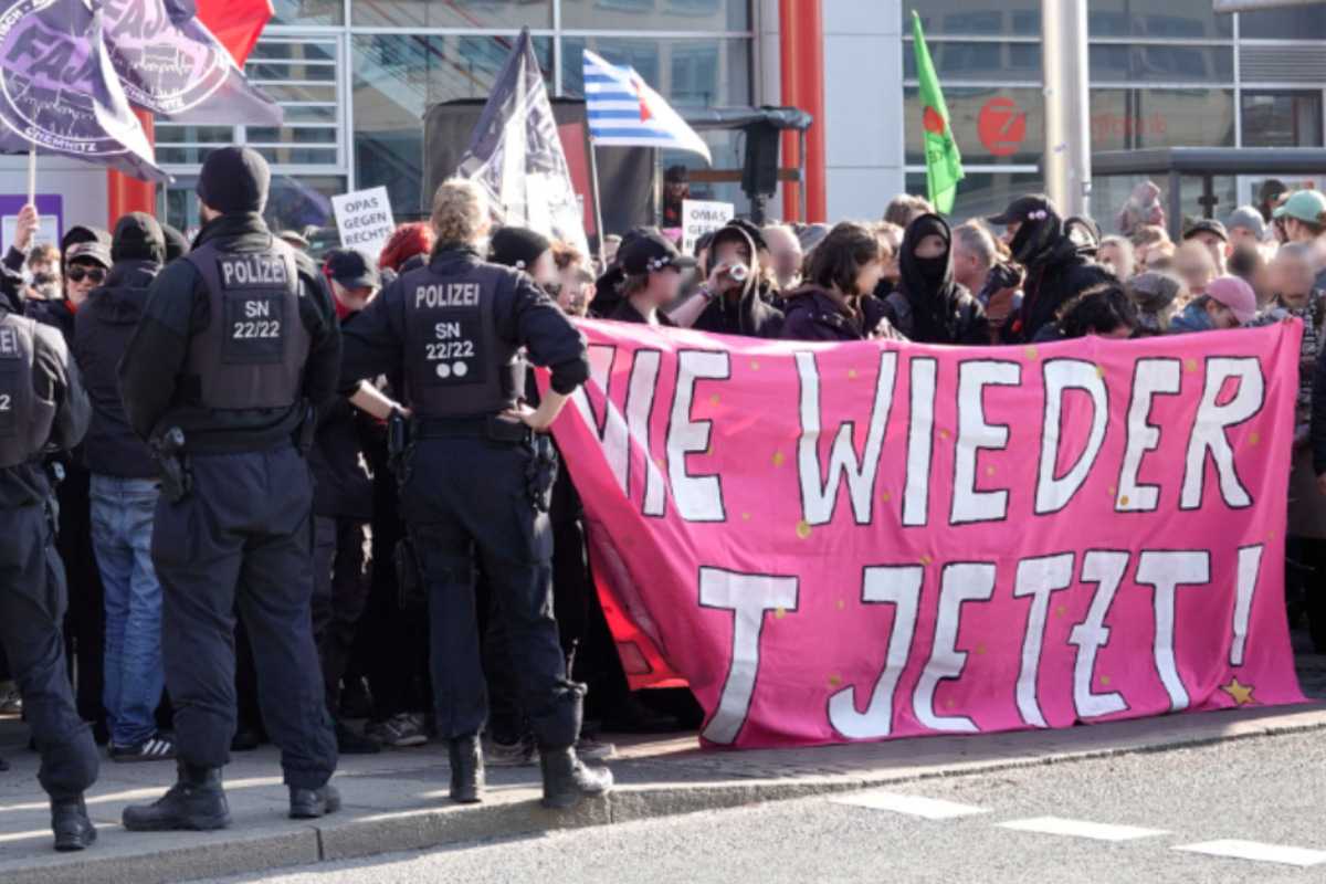 Über 1000 Teilnehmer bei Kundgebungen in Chemnitz