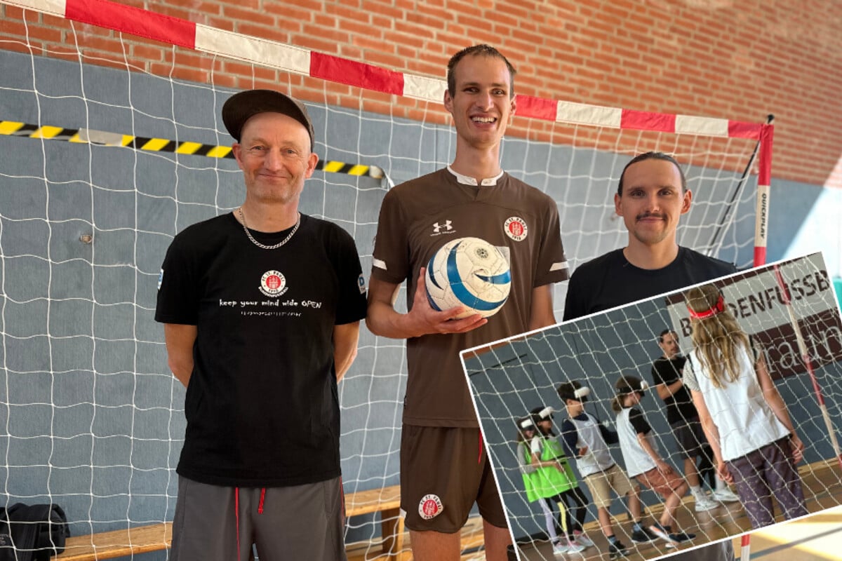 FC St. Pauli stellt Blindenfußball in Schulen vor: "Auf dem Platz fühle ich mich frei"