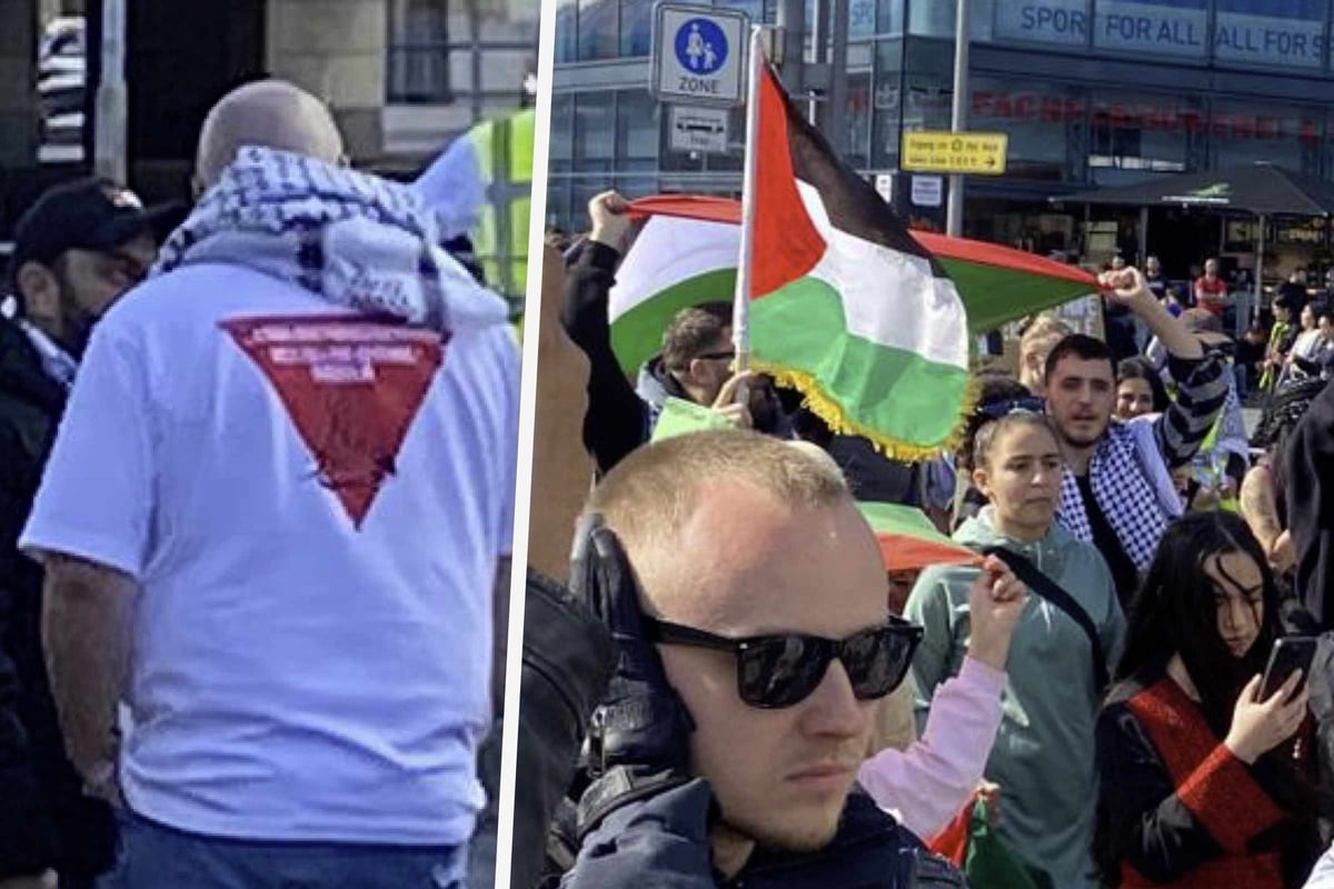 “Freedon for Palestine Protest in Dresden Draws Mixed Response” – Germany Investigates Prohibited Slogans and Sweaters Showing Israel in Palestinian Colors