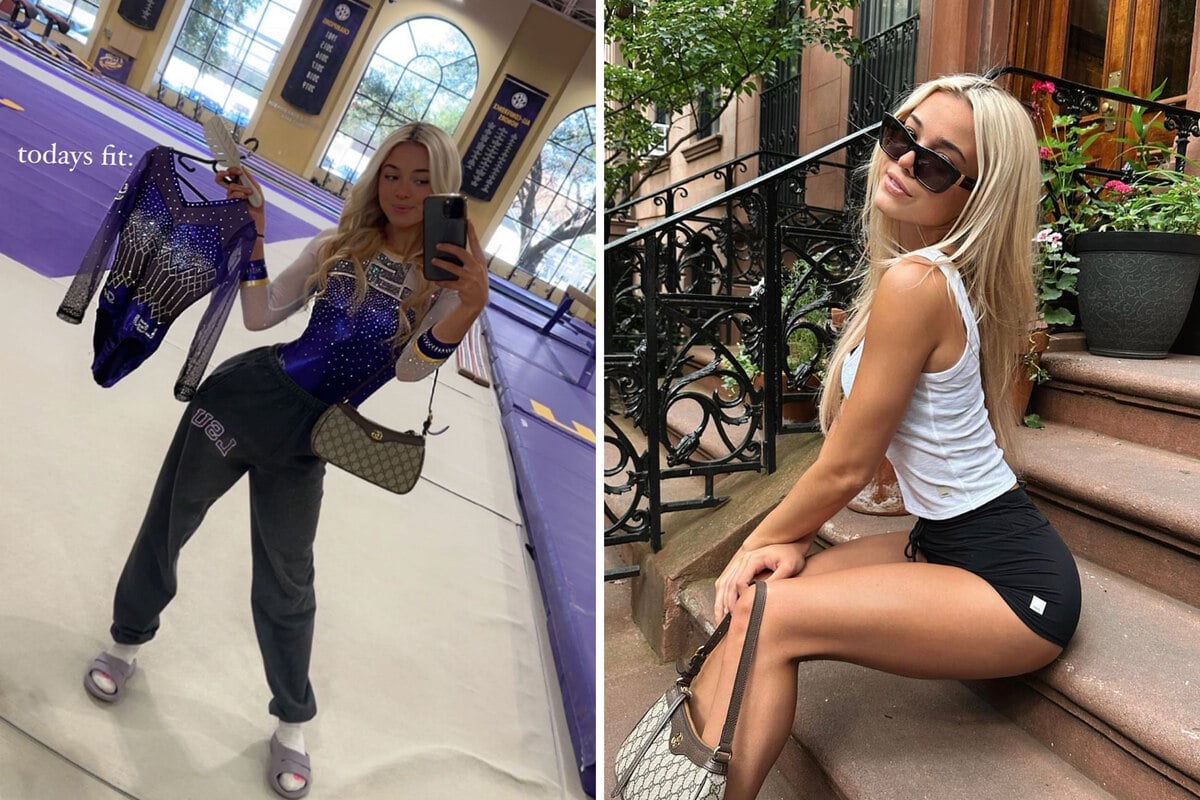 Olivia Dunne gives fans a sneak peek at senior LSU gymnastics uniform!