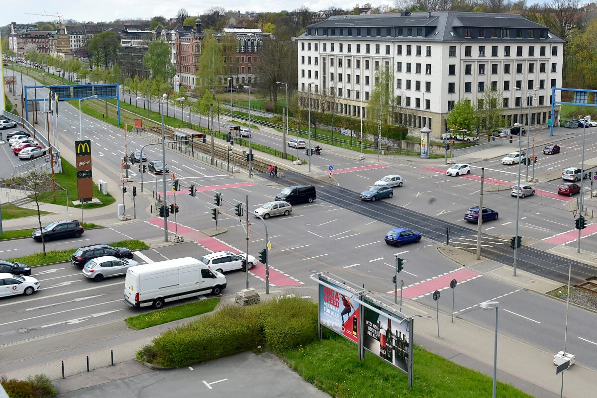 Neue Baustellen in Chemnitz: Sperrung auf Reichsstraße