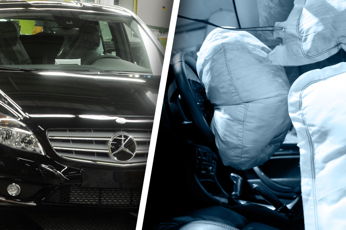 Airbags grundlos "einfach aufgeknallt": Sächsisches Paar zofft sich mit Mercedes-Benz