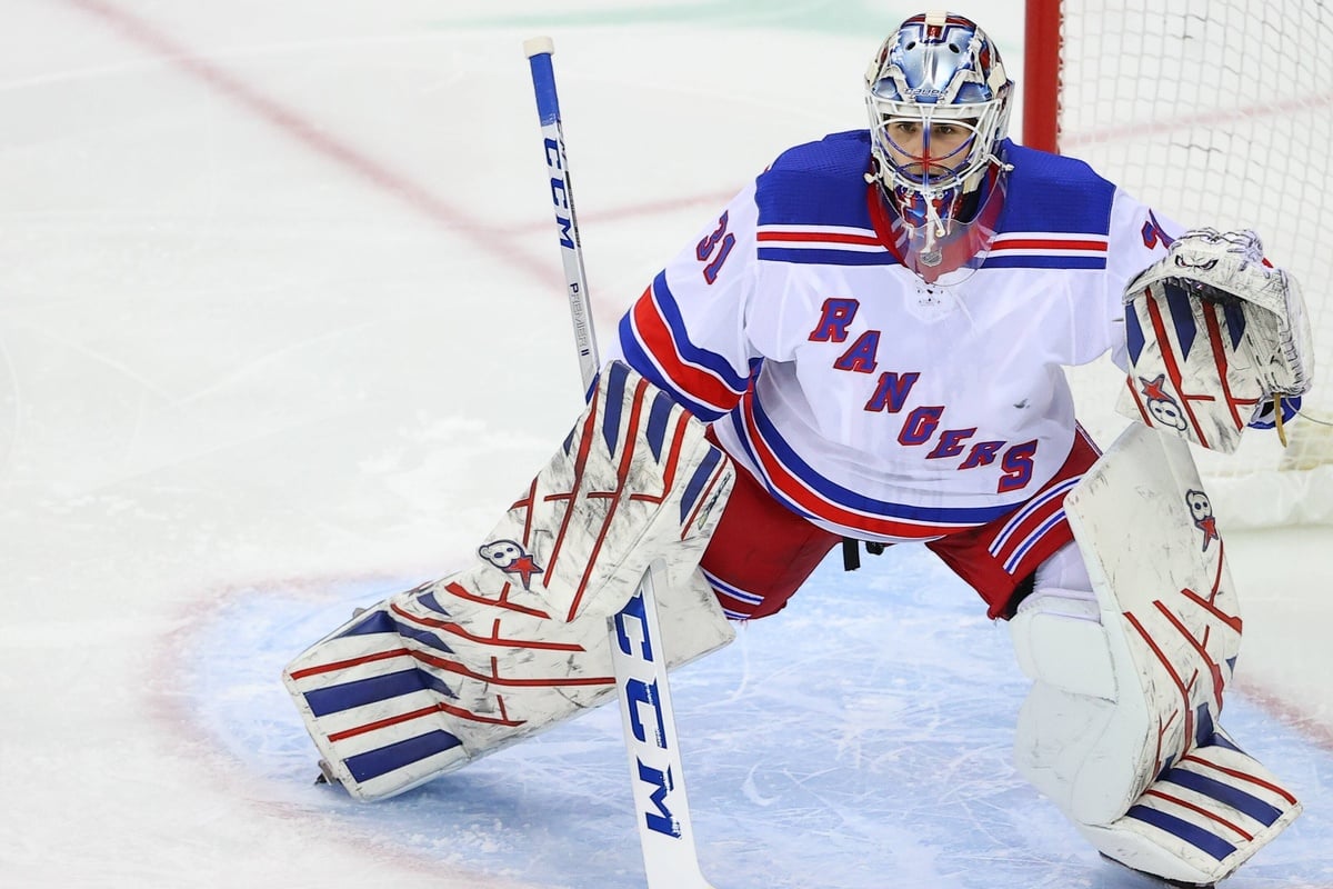 NHL Rangers goalie gets his first NHL shutout as New York dominates