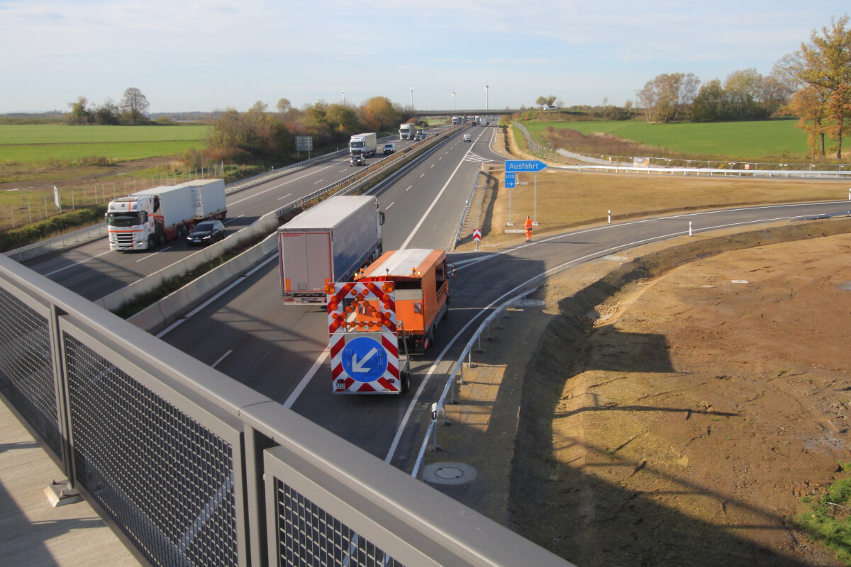 Vorletztes Teilstück der Dresden-Umfahrung fertig: Querverbindung von der A4 zur A17