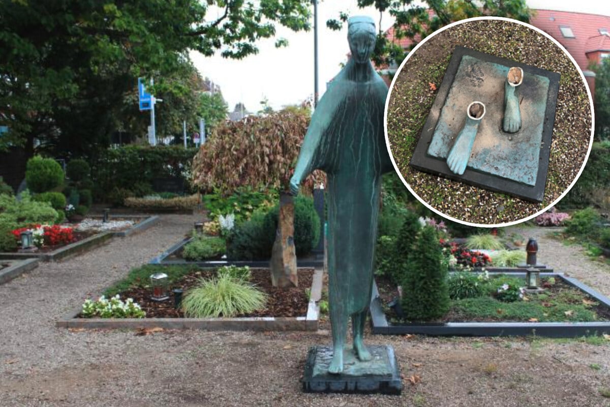 Dreister-Diebstahl-auf-Friedhof-Krankenschwester-Statue-verschwunden