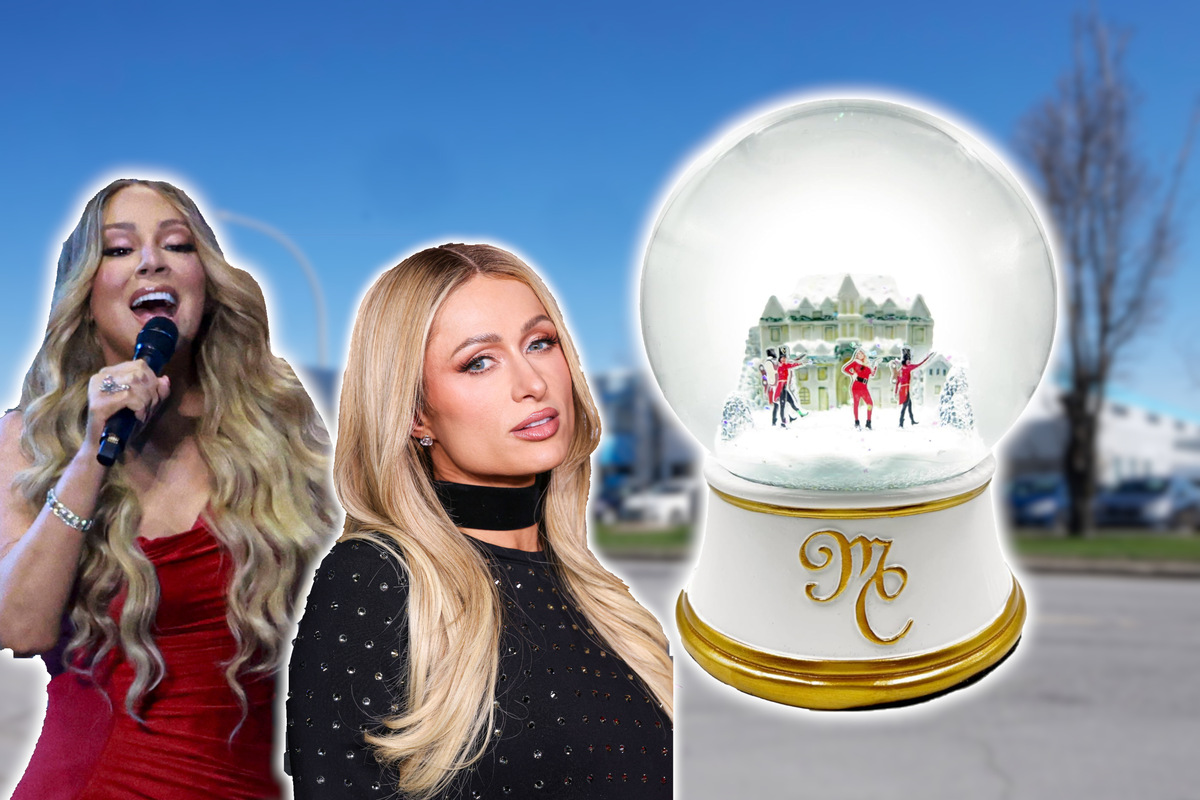 Paris Hilton and Mariah Carey are sending you Christmas cheer with