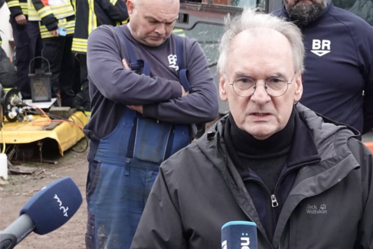 Reiner Haseloff Nach "Geh Lieber Arbeiten"-Spruch Auf Hochwasser-Besuch ...