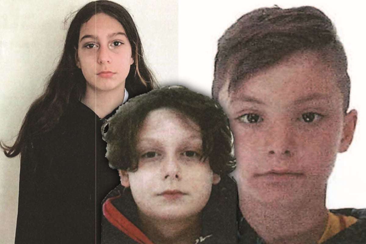 Drei Kinder (9, 11 und 12) verschwunden: Vermisste auf Überwachungsvideo aufgetaucht