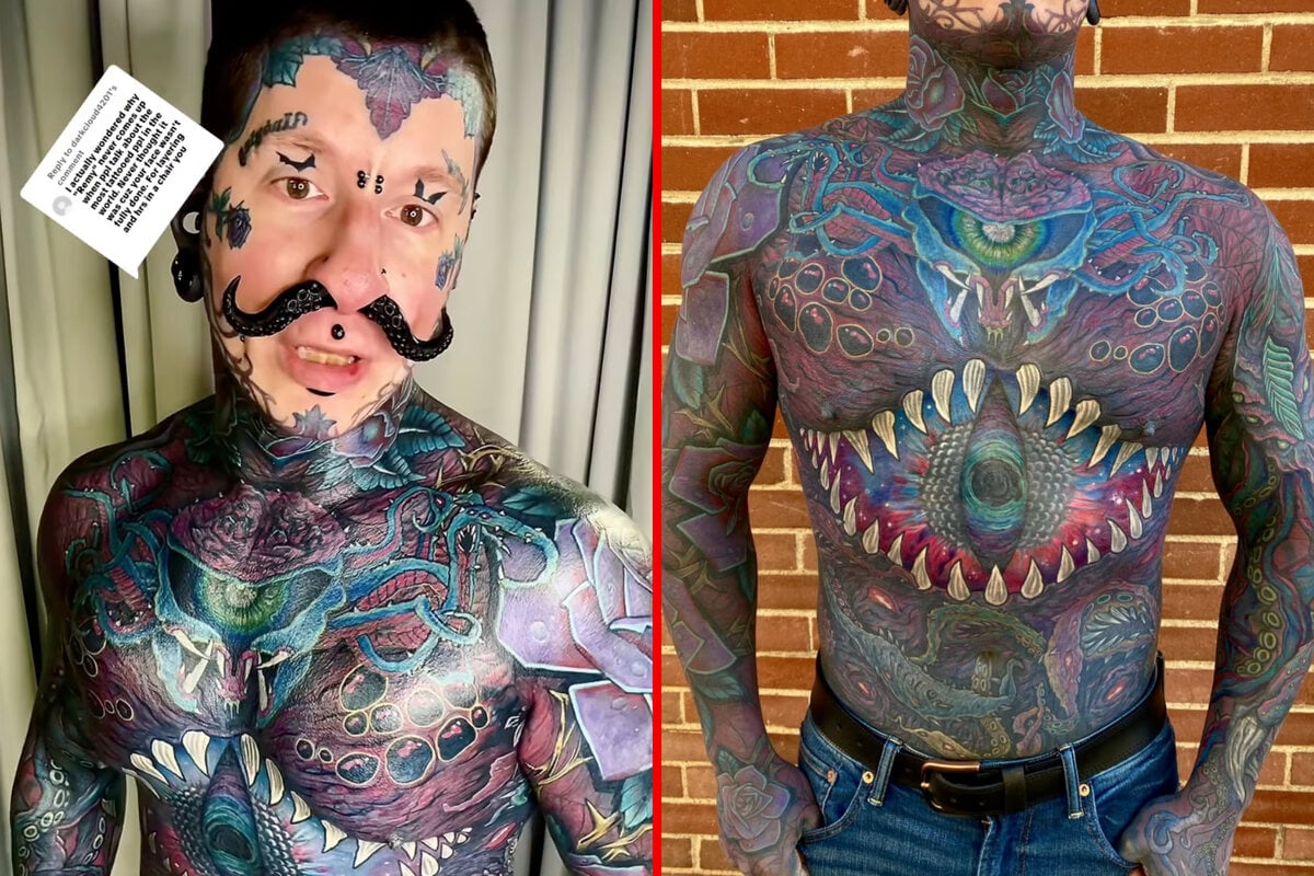 Canada's most tattooed dad finally addresses why he never got the world record
