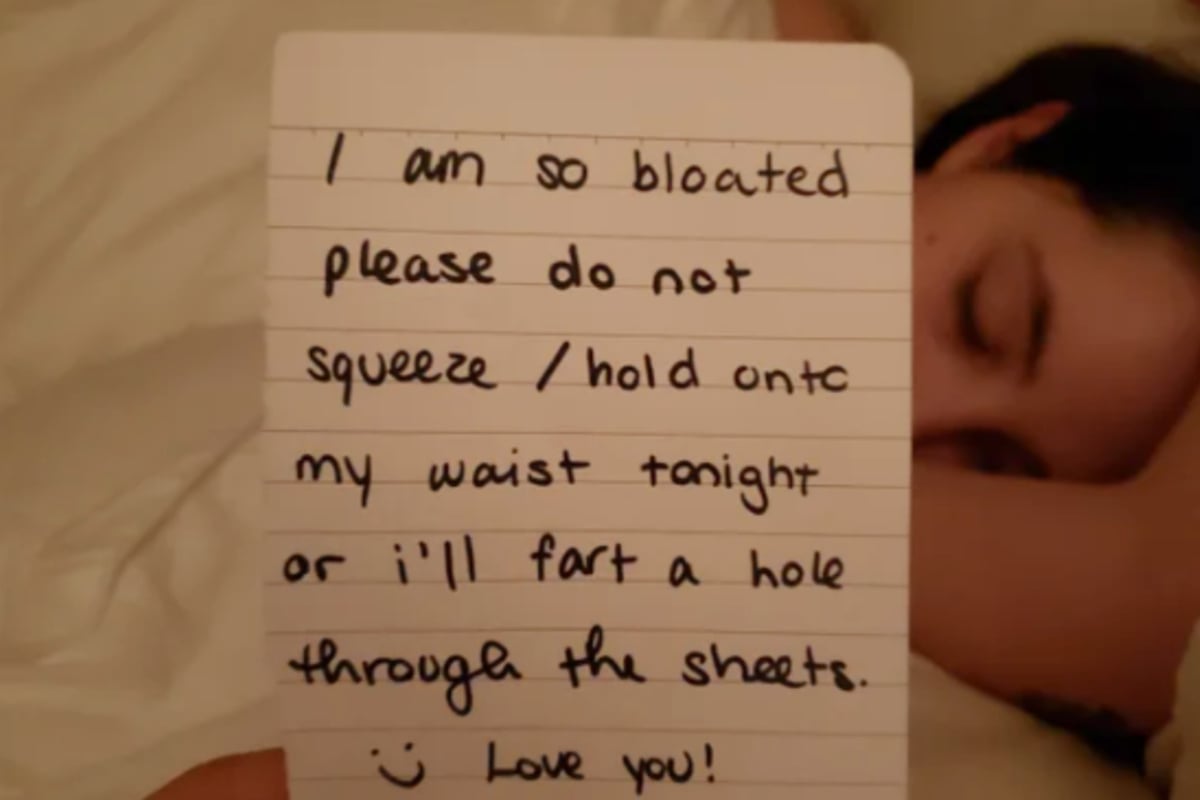 Frau hat übelste Blähungen und schreibt ihrem Freund diese putzige Nachricht