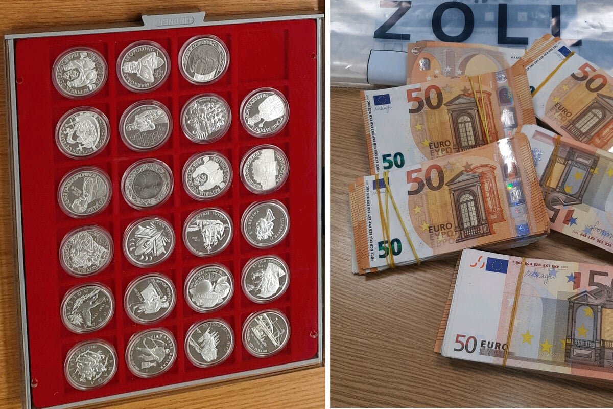Bargeld, Silbermünzen und Saphire: Das ging dem Dresdner Zoll allein im April ins Netz!