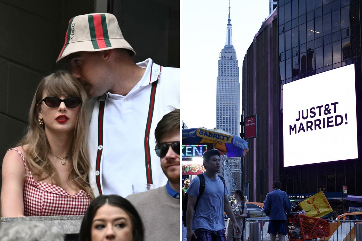 Empire State Building "something blue" for Taylor Swift and Travis Kelce's wedding
