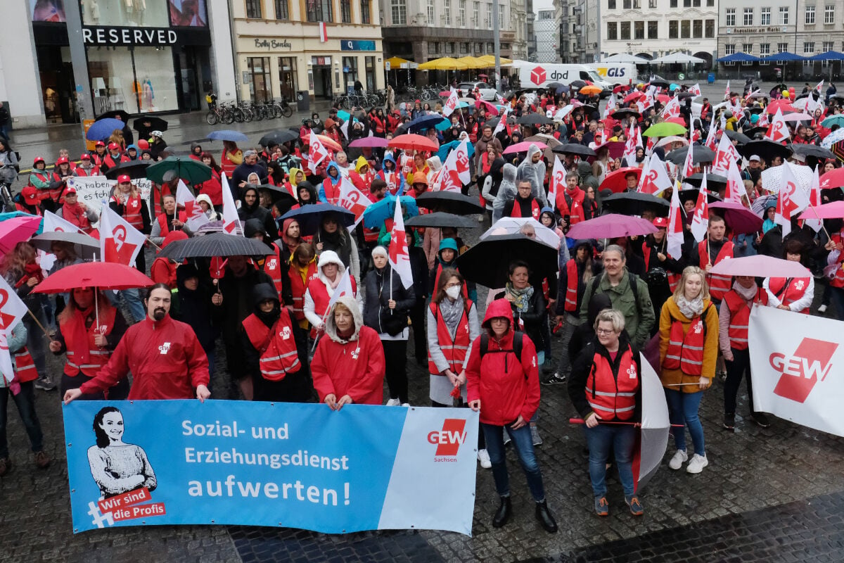 It’s going into the next round: Another daycare strike in Dresden and Leipzig