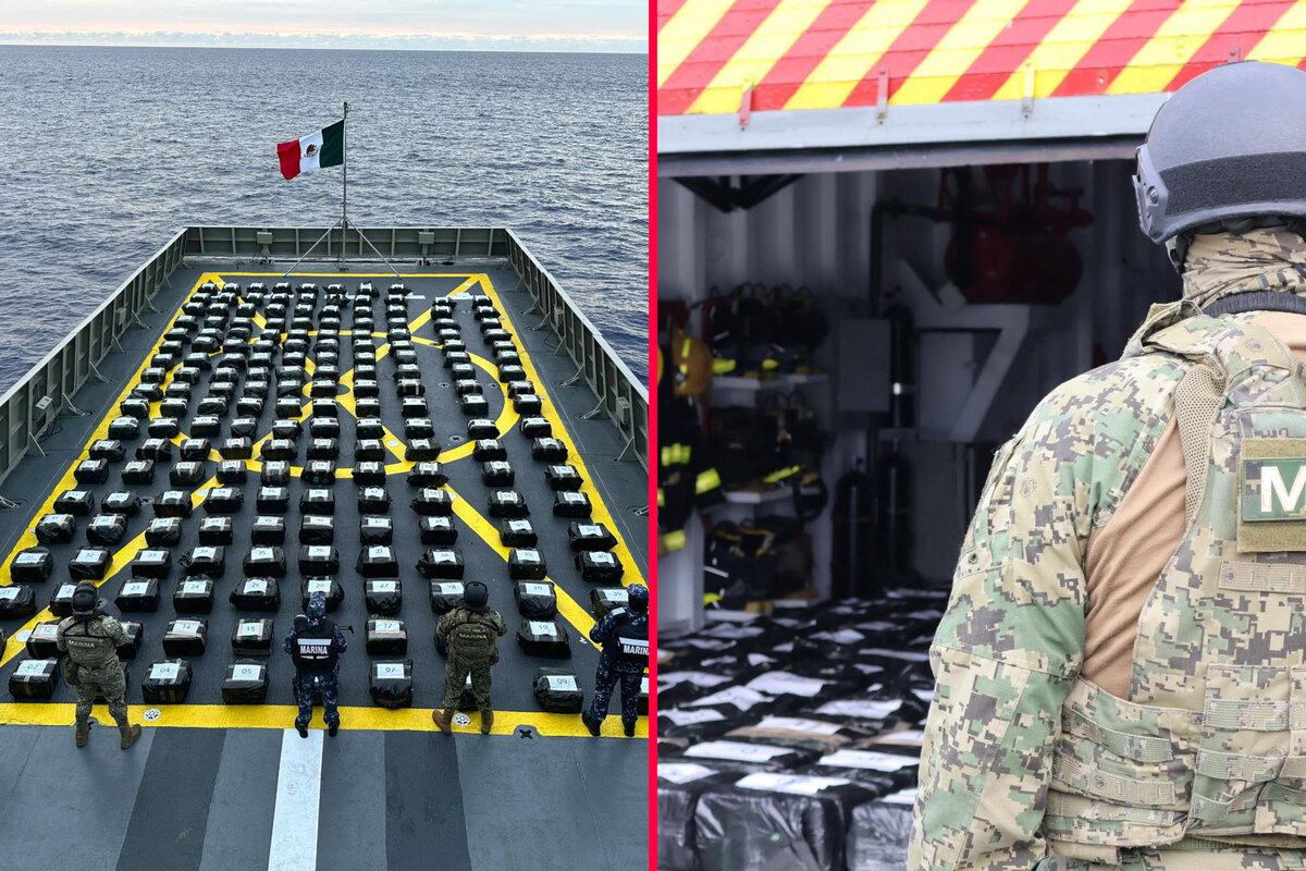 US and Mexico seize tons of cocaine in major "coordinated" Pacific ...