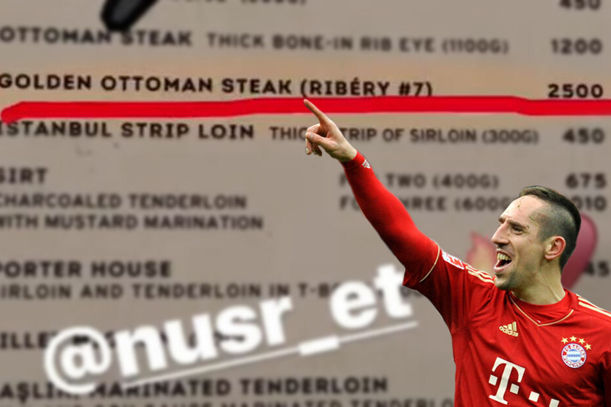 Ribery Auf Der Speisekarte Gold Steak Nach Ex Bayern Star Benannt 24