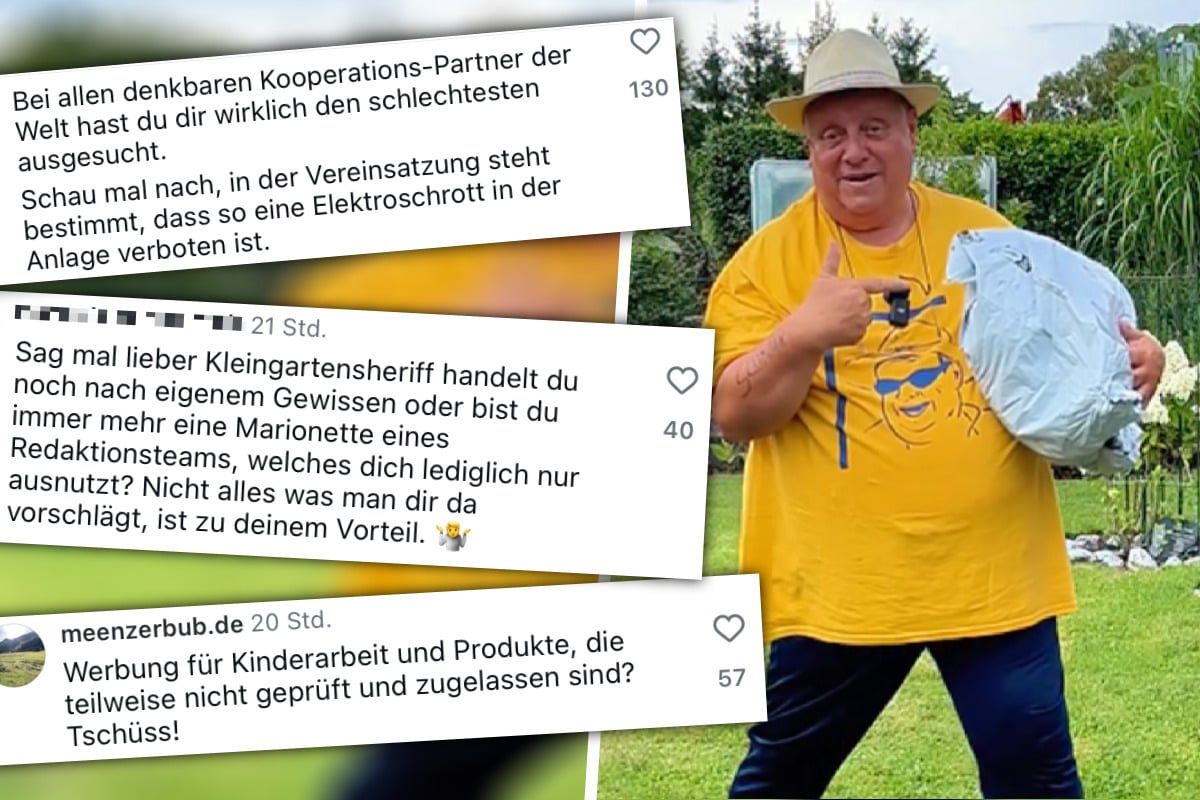 &quot;Das ist wohl das Letzte&quot;: Hat sich Kleingartensheriff hier den falschen Werbepartner an Land geholt?