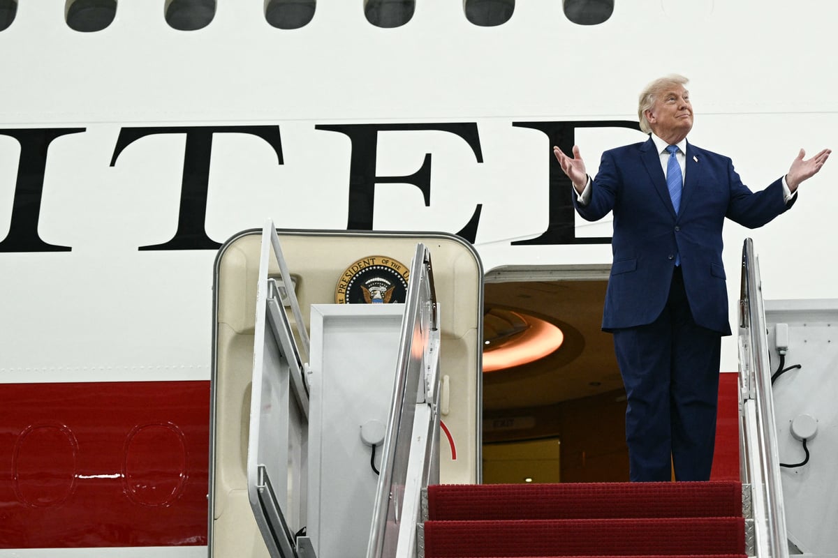 Trump announces first flight in controversial Qatar-gifted Air Force One plane