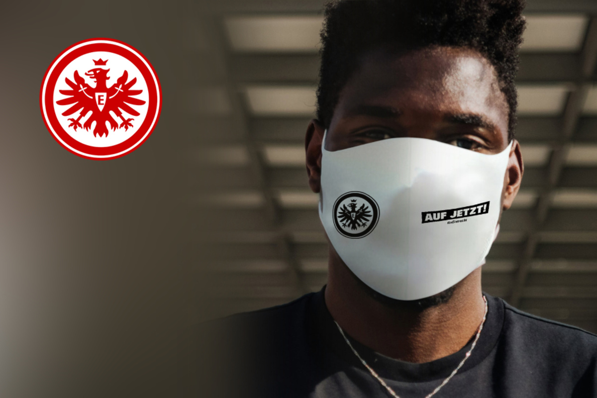 Frankfurt im Zeichen des Adlers Maske Mundschutz Nasenschutz Behelfsmaske