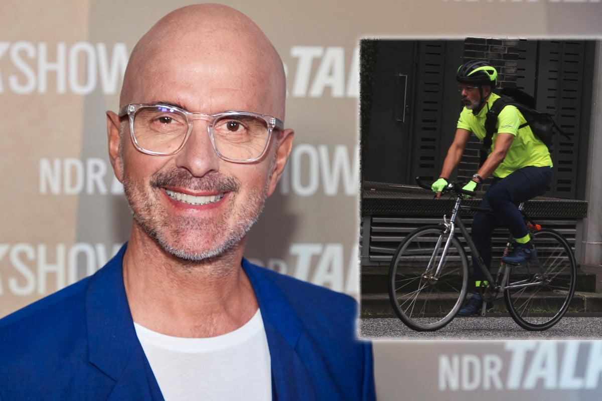 Neuer-Job-quot-Stromberg-quot-Star-Christoph-Maria-Herbst-als-Fahrradkurier-gesichtet