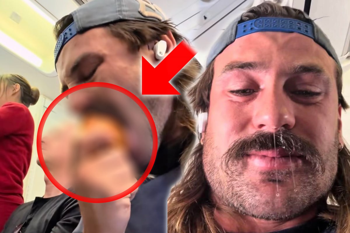 Passagiere-fassungslos-TikTok-Star-berrascht-mit-skurrilem-Snack-im-Flugzeug