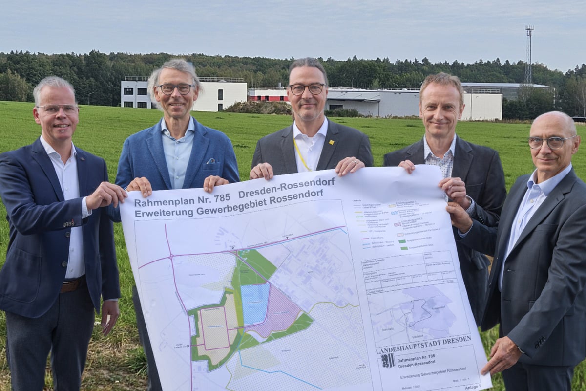 Dresden baut Gewerbegebiet am Rossendorfer Ring aus