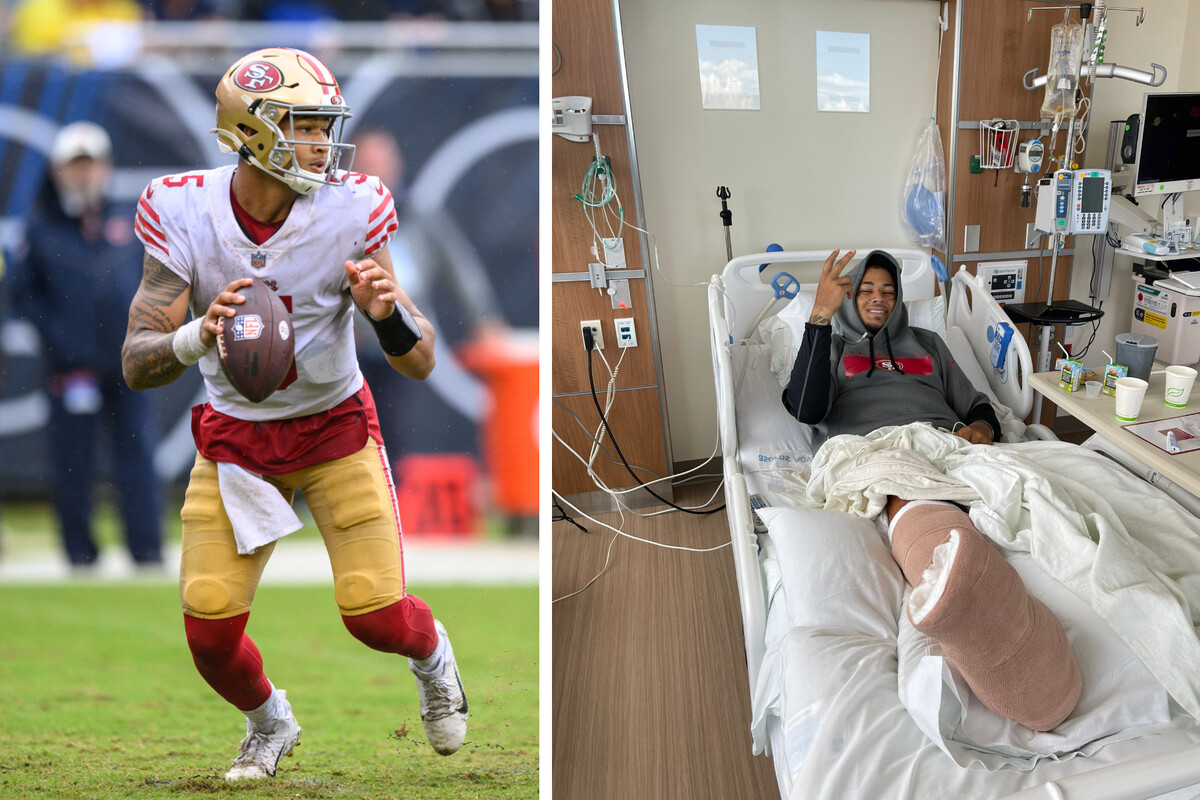 49ers QB Trey Lance out for season with broken ankle