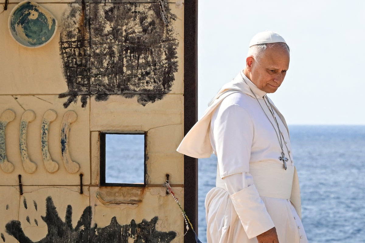 Pope Leo XIV defends migrants at Mediterranean crossing point amid clashes with Trump administration