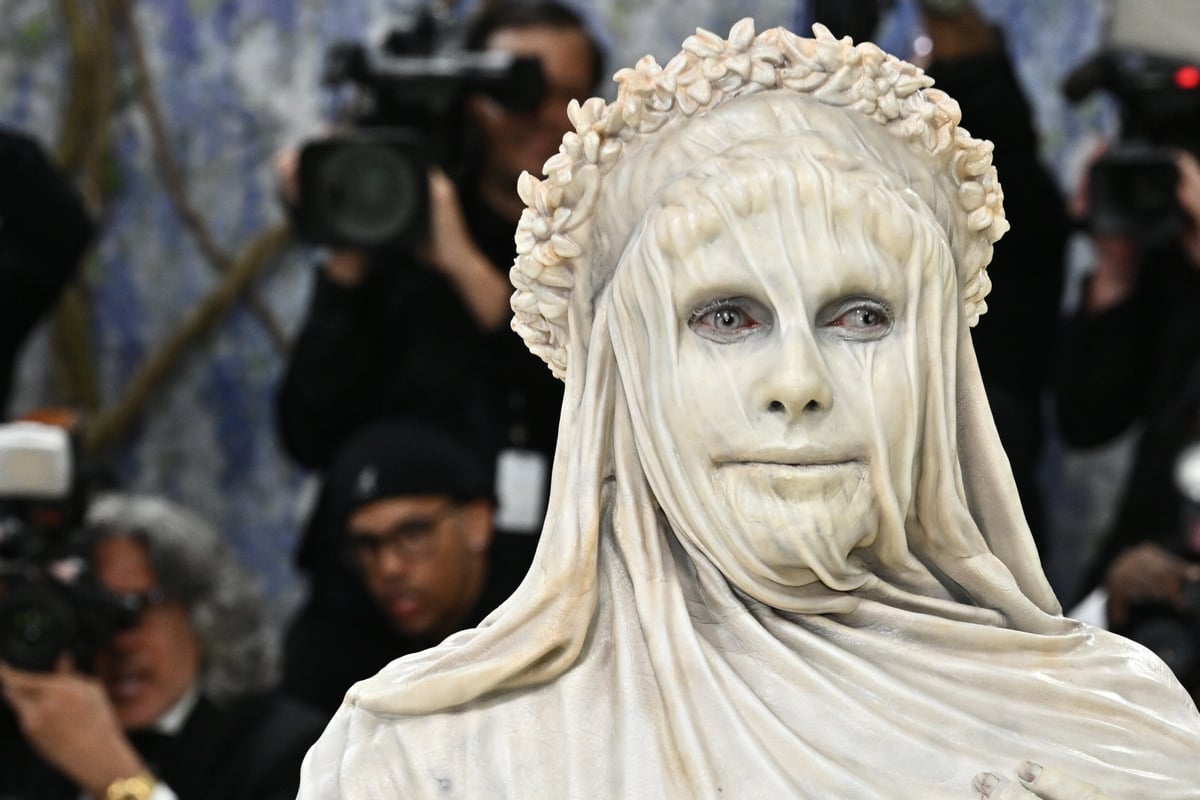 Heidi Klum is hardly recognizable as living statue at 2026 Met Gala