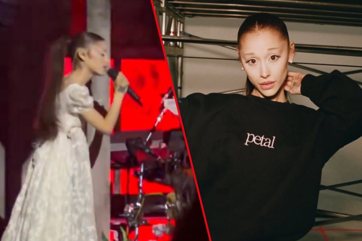 Ariana Grande debuts new song petal live on tour just days before album drop!