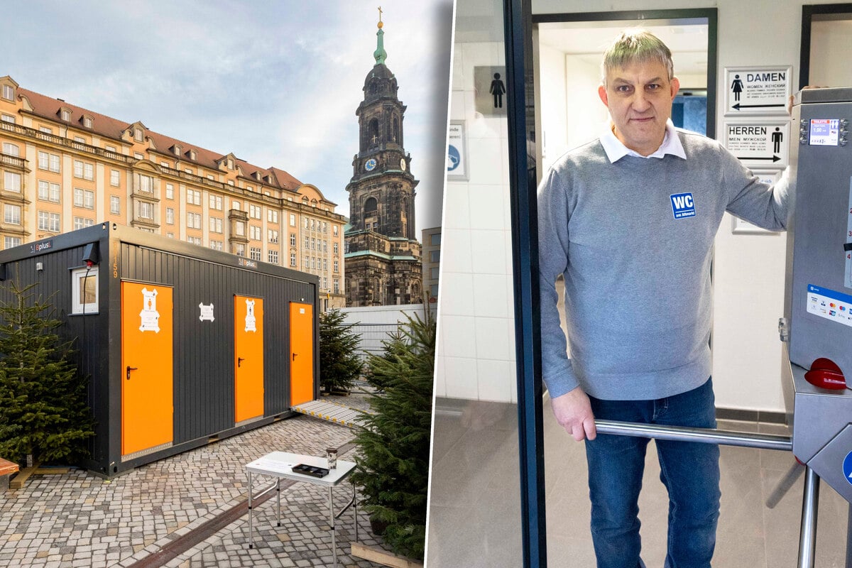 Klo-Zoff am Altmarkt: "Dresdner Winterfest" lässt Toiletten-Unternehmer verzweifeln